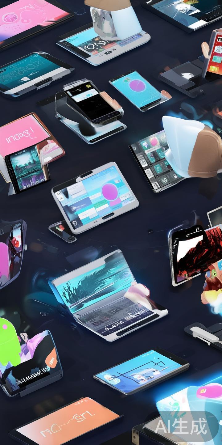 移动设备：安卓和iOS系统的智能手机和平板电脑是平